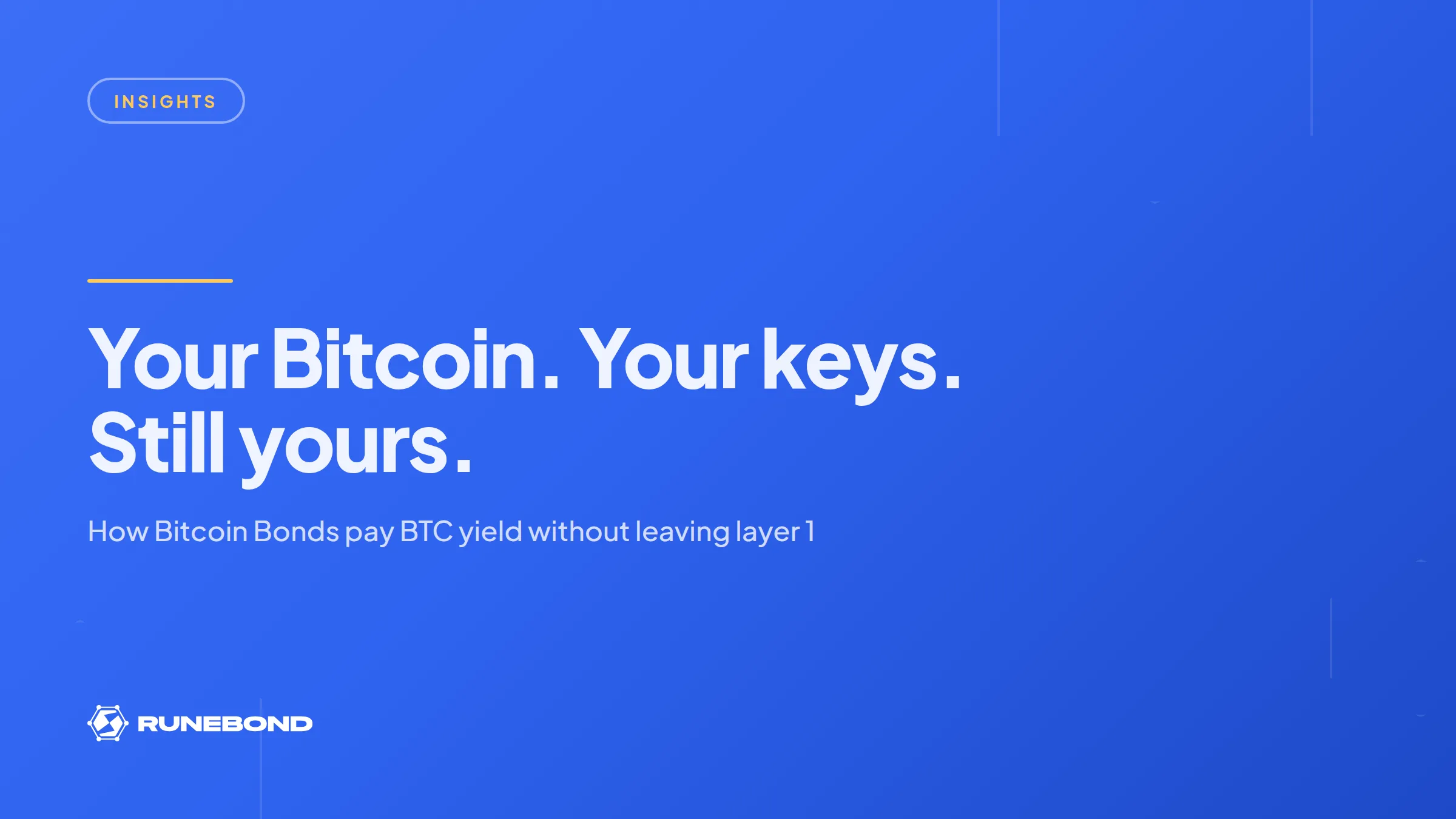 How to earn Bitcoin yield without giving up custody