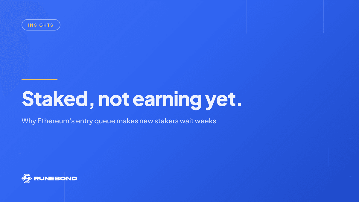 Ethereum staking queue explained: why new stakers wait weeks to earn anything