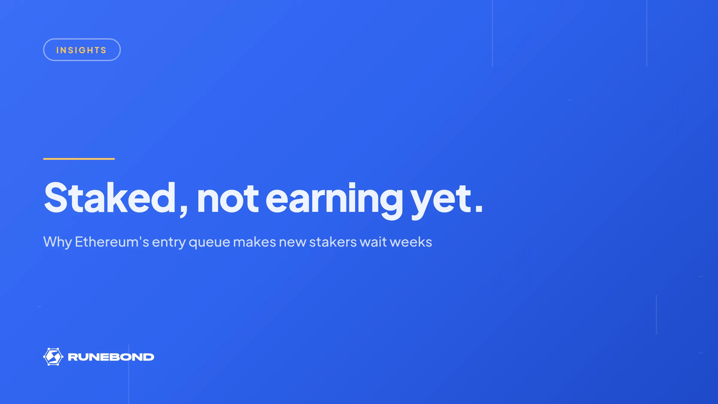 Ethereum staking queue explained: why new stakers wait weeks to earn anything