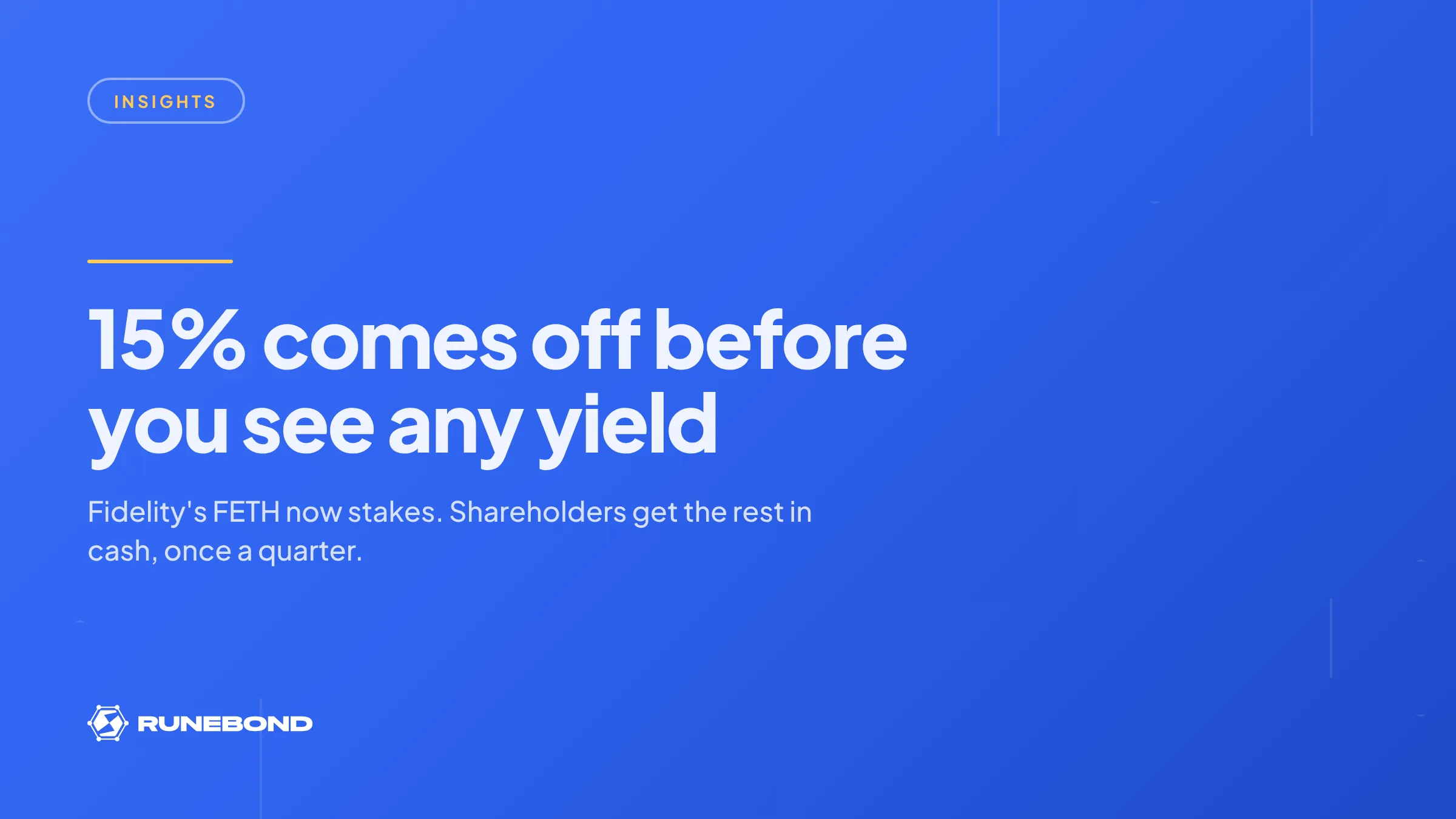 How Ethereum ETF staking rewards work (and what Fidelity's FETH filing changes)